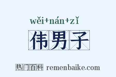 伟男子是什么意思的图片